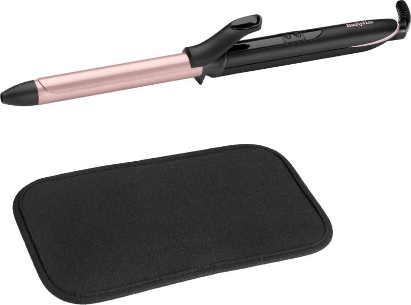 BaByliss Rose-Quartz 19mm Krultang C450E 6 temperatuurinstellingen Extra lange cilinder met quartz-keramische coating Compacte krullen