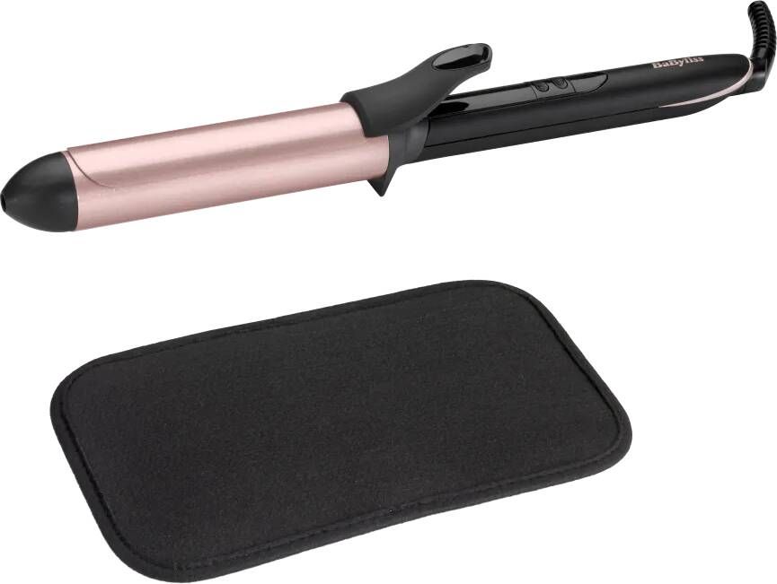 BaByliss Rose-Quartz 32mm Krultang C452E 6 temperatuurinstellingen Extra lange cilinder met quartz-keramische coating Grove krul of slag