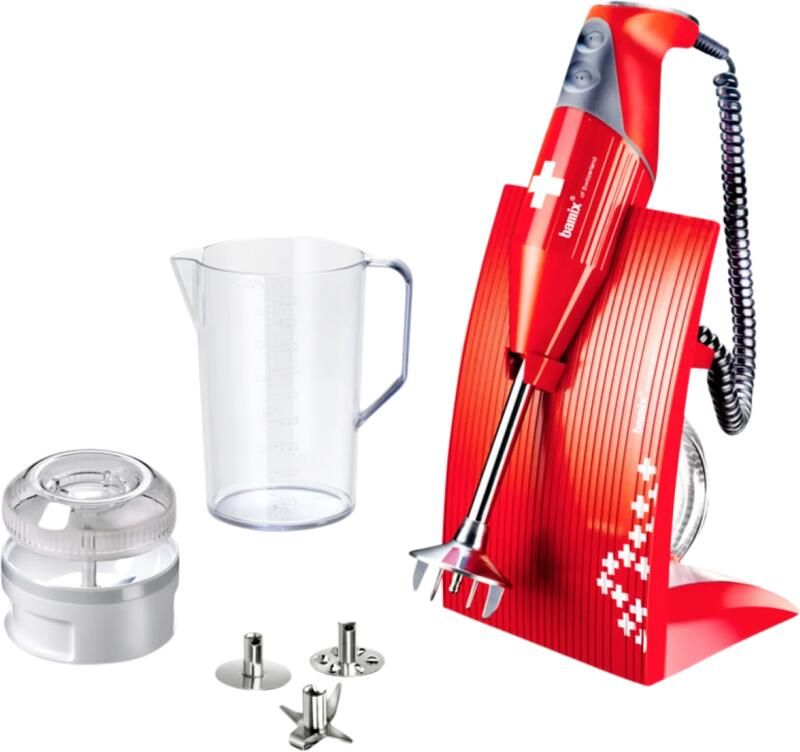 Bamix Swiss Line M200 Rood | Mixers | Keuken&Koken Keukenapparaten | 7610497620785