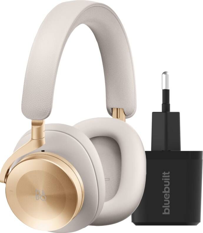 Bang & Olufsen Beoplay H95 Goud + BlueBuilt Quick Charge Oplader met Usb A Poort 18W Zwart