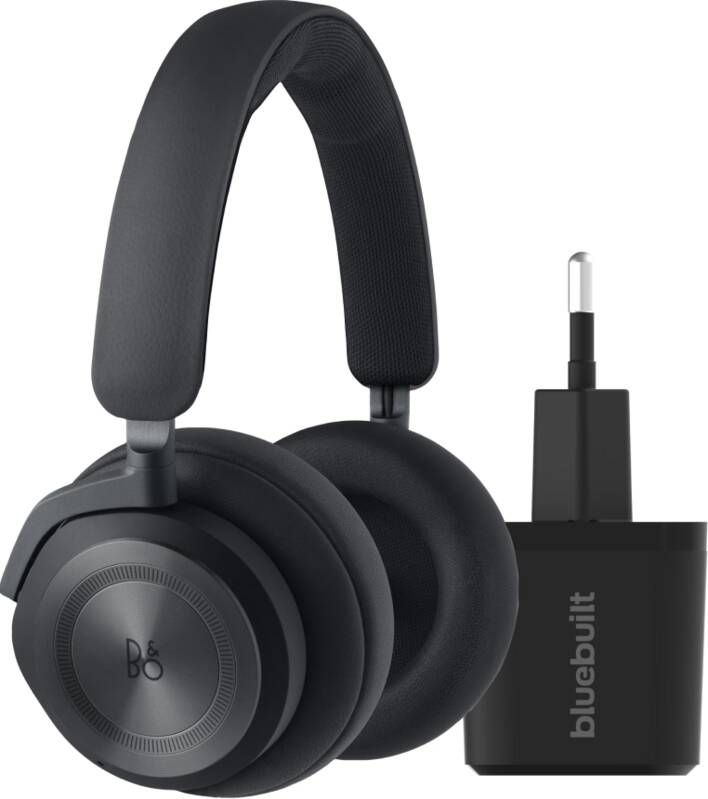 Bang & Olufsen Beoplay HX Zwart + BlueBuilt Quick Charge Oplader met Usb A Poort 18W Zwart