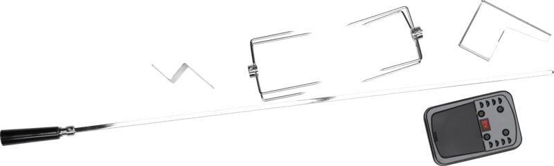 Barbecook Rotisserie Set Gasbarbecue Zwart