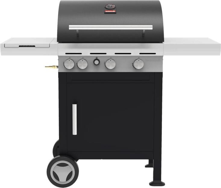 Barbecook Spring 3212 Gas BBQ barbecue 3 Branders Met zijbrander 1 vaste zijtafel Kar met opbergruimte