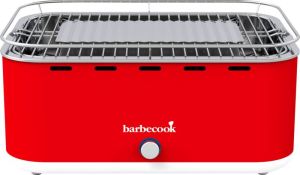 Barbecook Carlo Tafel BBQ Houtskool BBQ barbecue Incl. Draagtas Chili Pepper 44 x 33 x 21cm