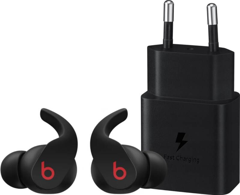 Beats Fit Pro Zwart + Samsung Oplader 15W