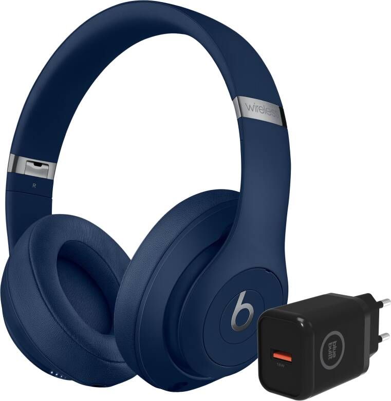 Beats Studio3 Wireless Blauw + Bluebuilt oplader