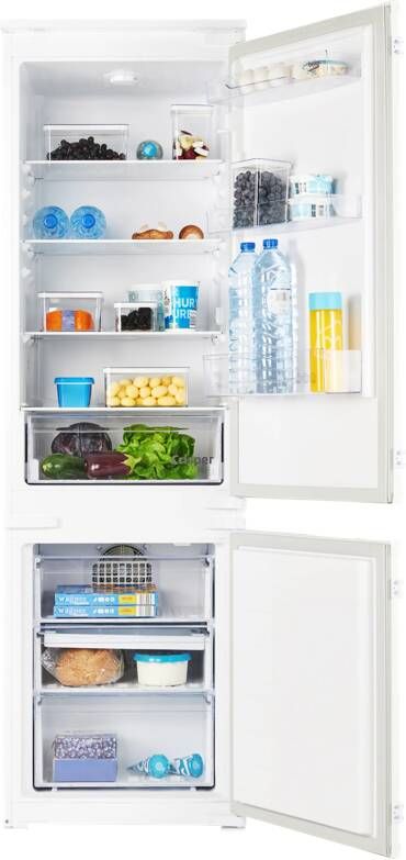 Beko BCHA275K41SN geïntegreerde koel-vriescombinatie