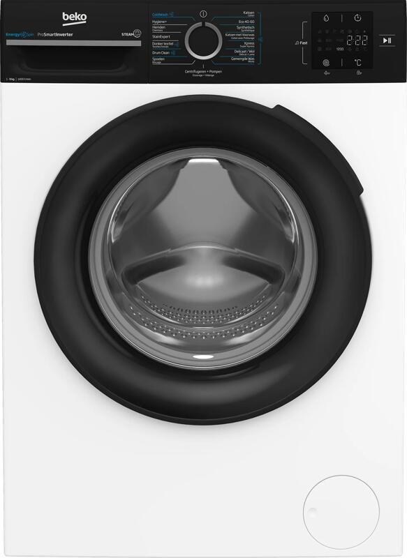 Beko BM3WFT3941B EnergySpin Wasmachine Wit