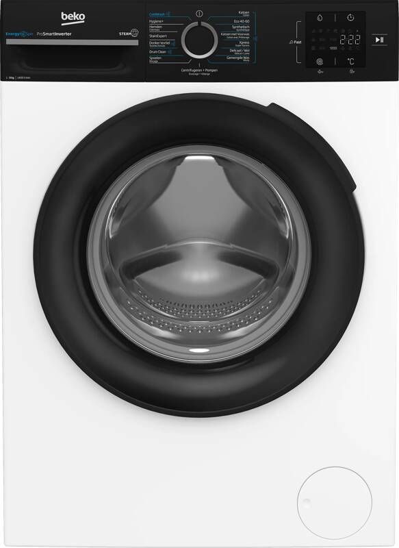 Beko BM3WFT3941B EnergySpin Wasmachine Wit