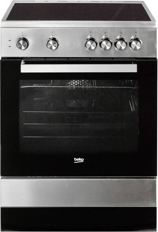 Beko FSM67010GX Keramisch fornuis Zwart