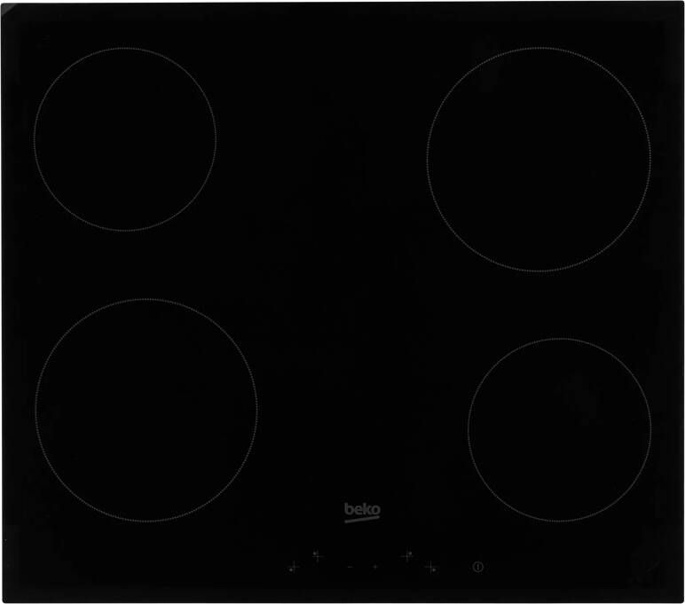 Beko Vitrokeramische Kookplaat HIC64400E | Vitrokeramische kookplaten | 8690842206306
