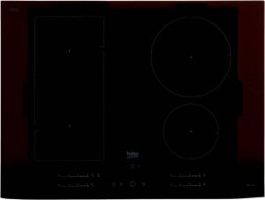 Beko HII74700UF Zwart Ingebouwd 70 cm Inductiekookplaat zones Glas 4 zone(s)