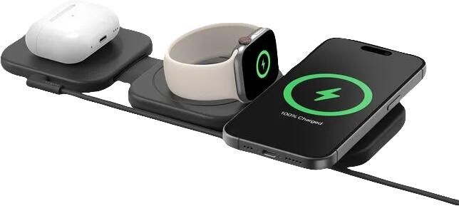 Belkin 3-in-1 Magnetisch Draadloze Oplader met Qi2 15W