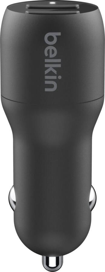 Belkin Dual USB-A Car Charger 12W X2 Oplader Zwart