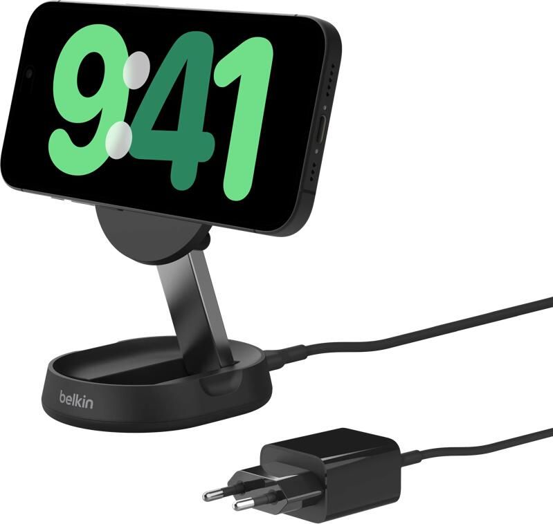 Belkin Magnetic Charging Stand WIA008VFBK | MagSafe | 0745883868438