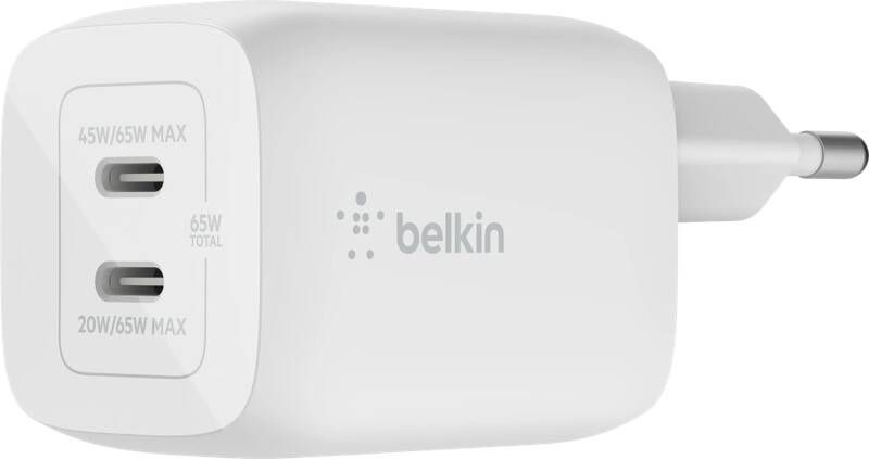 Belkin 65W USB-C Charger WCH013VFWH | Thuisladers | 0745883840656