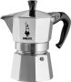 Bialetti Moka Express Middel 4 Kops espresso 190ml Zilver - Thumbnail 1