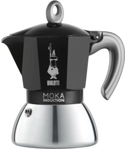 Bialetti Moka Induction Percolator Zwart 6 kops