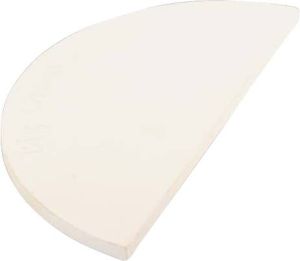 Big Green Egg Half rond keramische stenen Large 1 steen 20 5 cm x 40 5 cm x 1 5cm