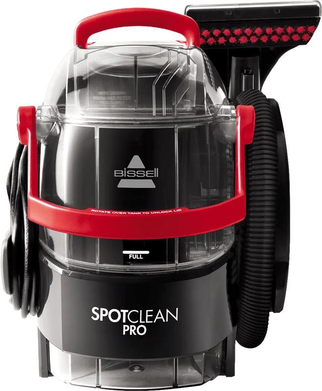 BISSELL SpotClean Pro Vlekkenreiniger Tapijtreiniger Bank Reiniger Auto Reiniger Matras Sneaker & Zetelreiniger Schoonmaak Apparaat Meubel Reinigingsmachine Extra Lange Slang (1 5M) Krachtige 750W Motor 1558N