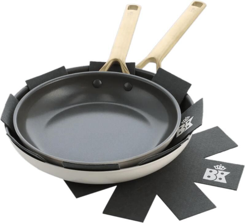 BK Sublime Koekenpannenset Ø 24 cm + Ø 28 cm Crème
