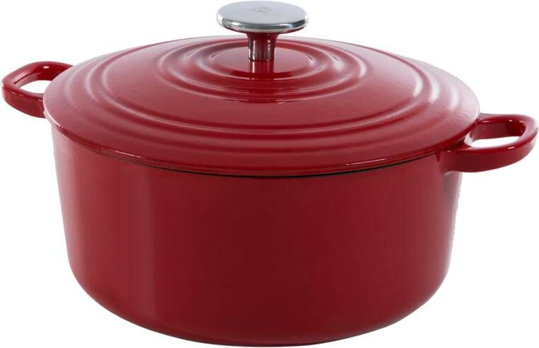BK Bourgogne Braadpan 28 cm Chili Red