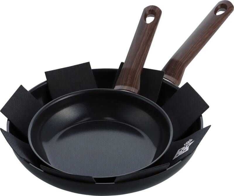 BK Simply Ceramic Keramische Pannenset 2-delig Koekenpannen Ø 24 cm + Ø 28 cm Inductie PFAS-vrij