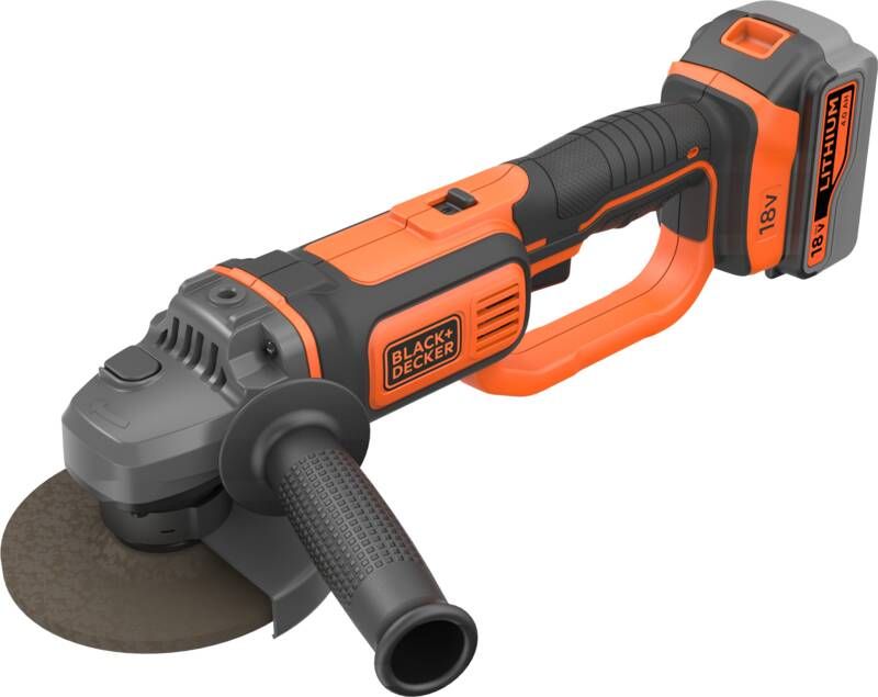 BLACK+DECKER BCG720M1-QW Haakse slijper 18V 125mm