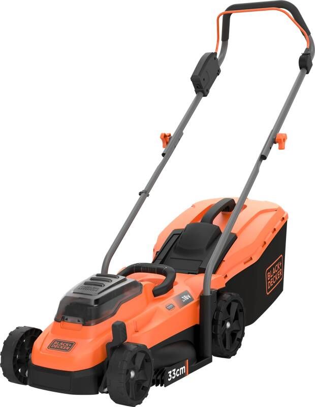 BLACK+DECKER Accu Grasmaaier Bcmw3318l2 33cm Maaibreedte 2x18v 2 5ah (inclusief 2 Accu's + Oplader)