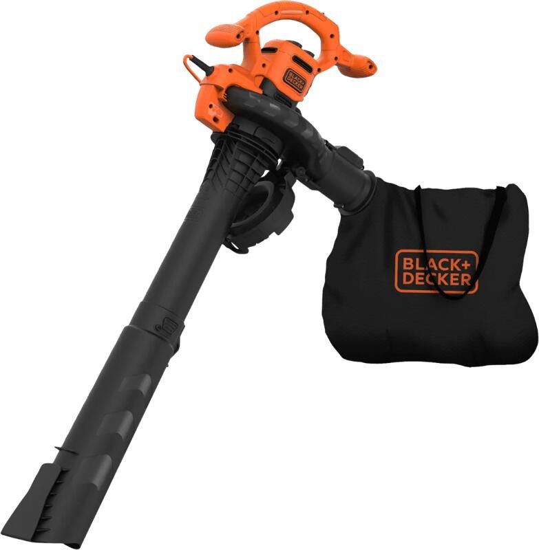 BLACK+DECKER BEBLV300SB-QS Bladblazer 404 km u 3000W Zuig- en blaasfunctie Gesnoerd