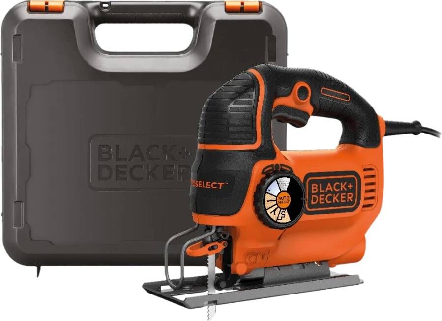 BLACK+DECKER KS801SEK-QS Pendeldecoupeerzaag 550W AutoSelect™