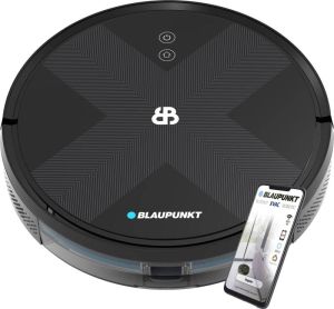 Blaupunkt Bluebot XVAC – Robotstofzuiger met Laadstation – Gyro Navigatie Met dweilfunctie door los te verkrijgen dweilmodule