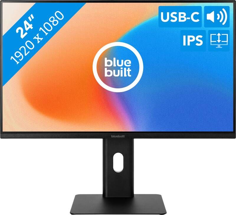 BlueBuilt 24 inch Full HD Monitor met USB C