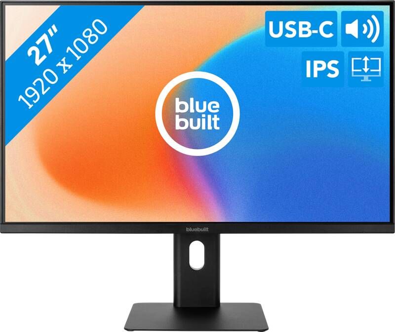 BlueBuilt 27 inch Full HD Monitor met USB C