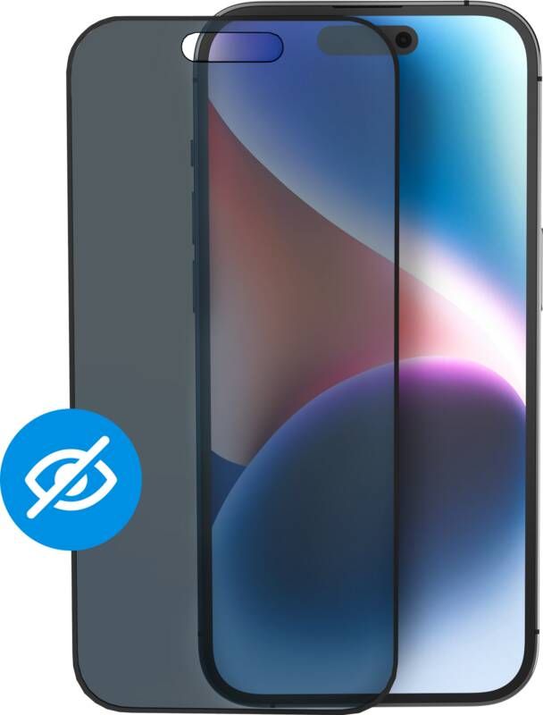 BlueBuilt Apple iPhone 15 Privacy Filter Screenprotector Glas