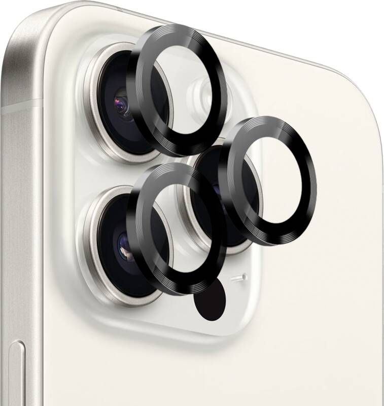 BlueBuilt Apple iPhone 15 Pro 15 Pro Max Camera Lens Protector Aluminium