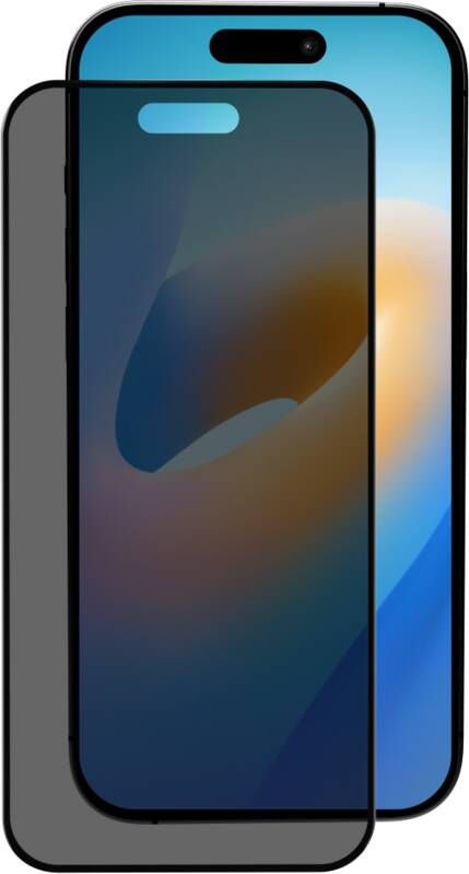 BlueBuilt Apple iPhone 16 Privacy Filter Screenprotector Glas