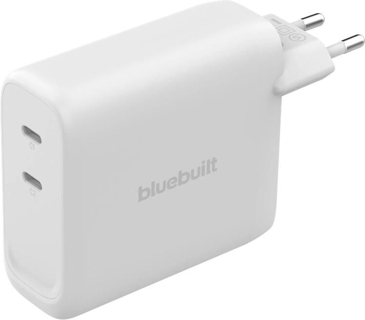 BlueBuilt 140W GaN Oplader met 2 Usb C Poorten Wit