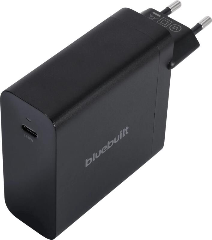 BlueBuilt 140W GaN Usb C Oplader Zwart