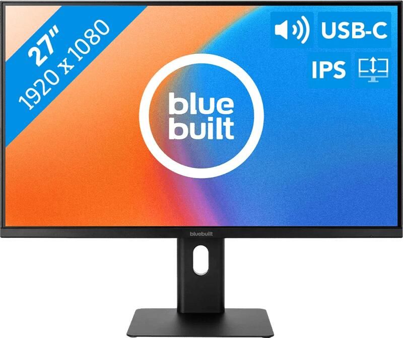 BlueBuilt 27 inch Full HD Monitor met USB C