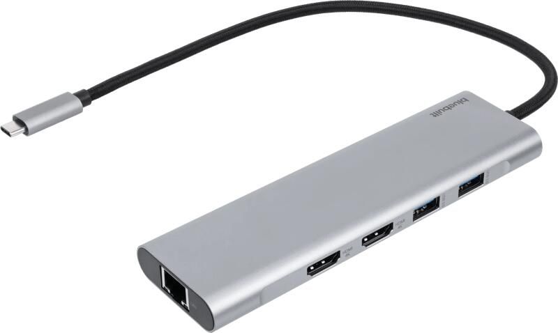BlueBuilt 9-in-1 Dual HDMI Docking Station met Usb C