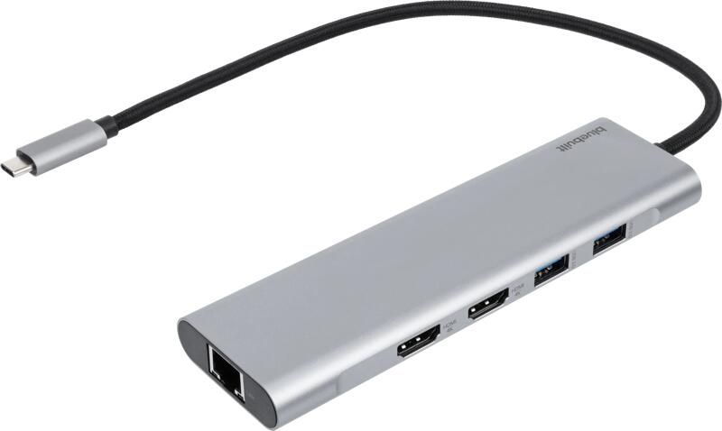 BlueBuilt 9-in-1 Dual HDMI Docking Station met Usb C