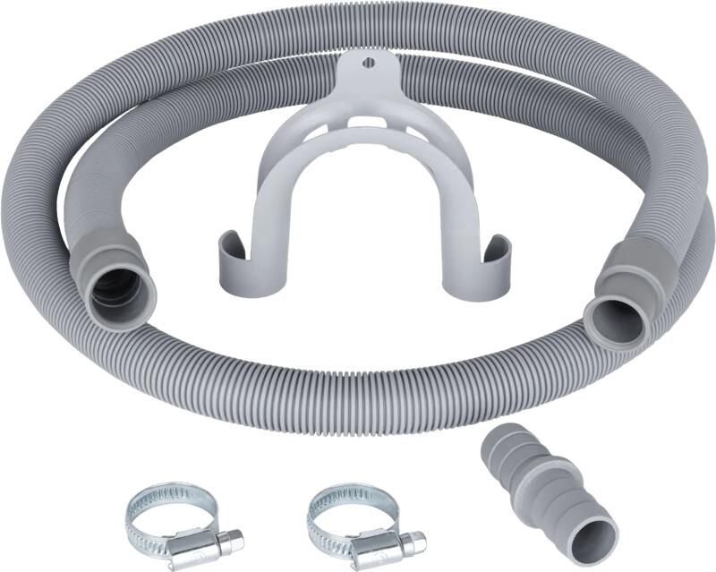 BlueBuilt Afvoerslang (1 5 meter) met verlengstuk voor wasmachines en vaatwassers