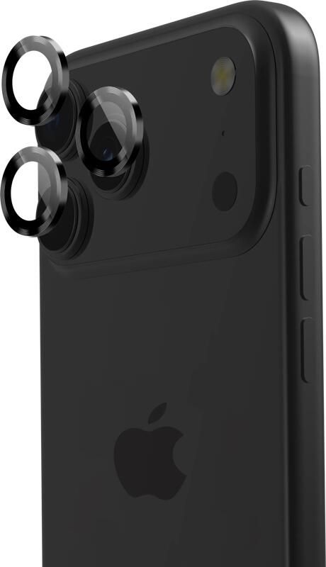 BlueBuilt Aluminium Camera Lens Protector Apple iPhone 17 Pro 17 Pro Max Black
