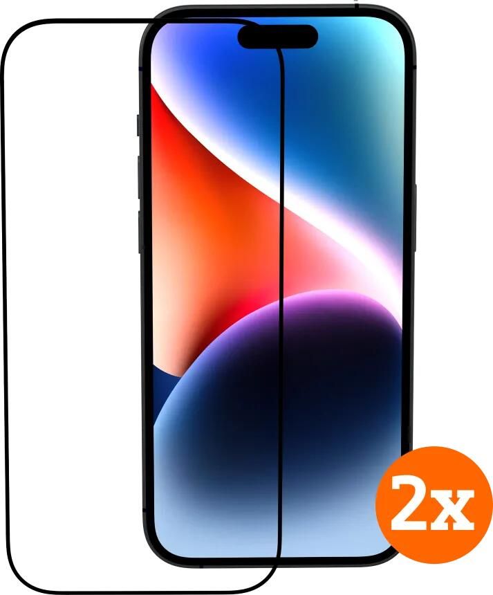 BlueBuilt Apple iPhone 15 Screenprotector Glas Duo Pack