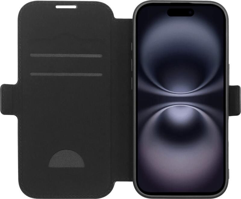BlueBuilt Apple iPhone 17 Book Case Leer Zwart