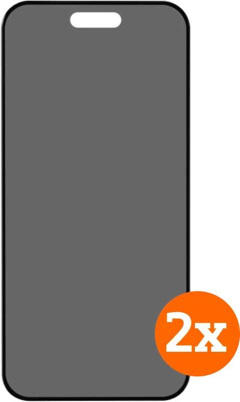 BlueBuilt Apple iPhone 17 Privacy Filter Screenprotector Glas Duo Pack