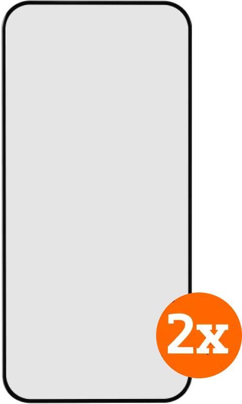 BlueBuilt Back Cover iPhone 16e Zwart + Screenprotector Glas