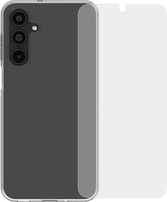 BlueBuilt Back Cover Samsung Galaxy A16 4G 5G Transparant + Screenprotector Glas