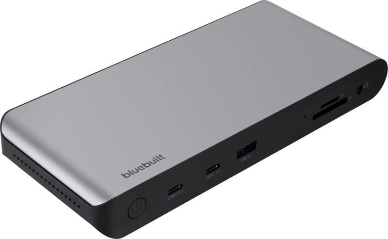 BlueBuilt DisplayLink Docking Station met USB-C